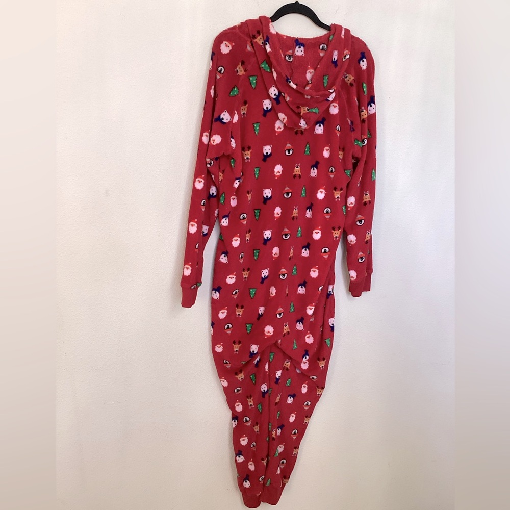Macy*S | Men’s/Unisex | Onesies Christmas Pajamas | Size L | Color Red View 2